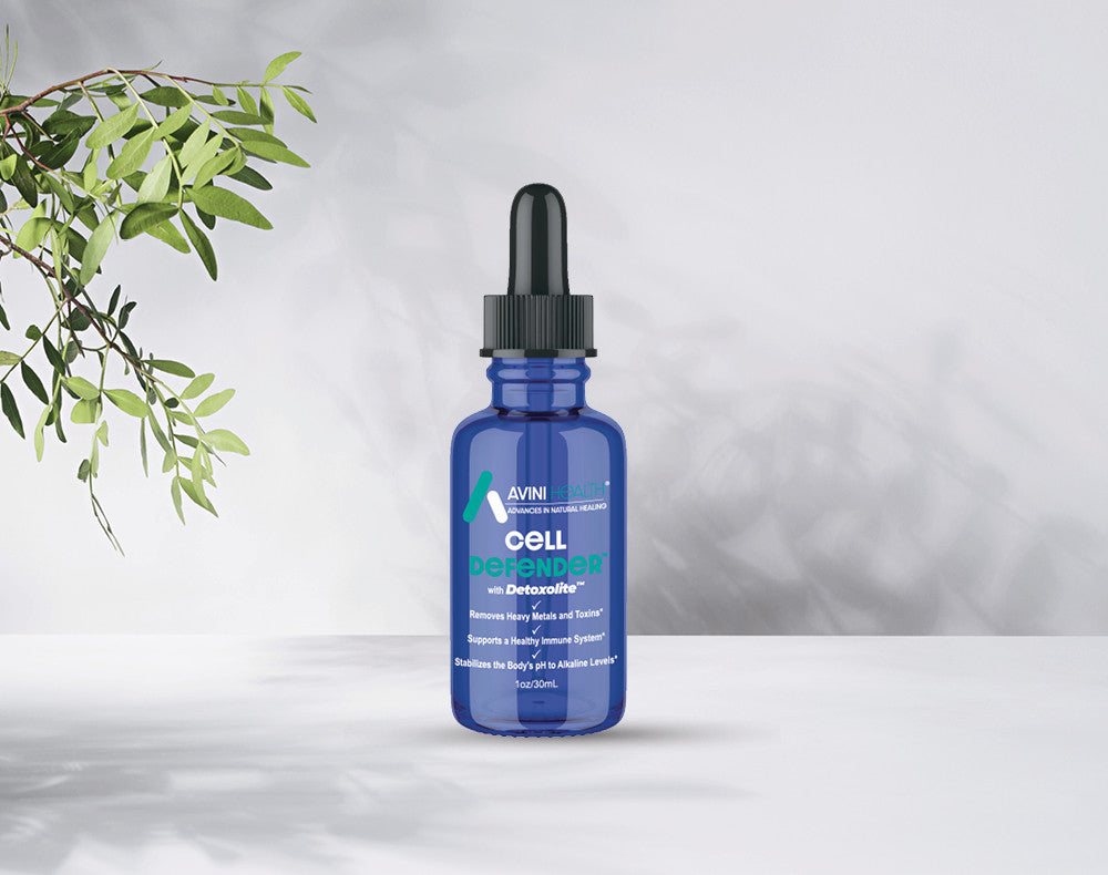 Avini Cell Defender has been clinically proven to: Help remove heavy metals, toxins, and other substances from the body; Support a healthy immune system; and Help balance pH levels in the body.
