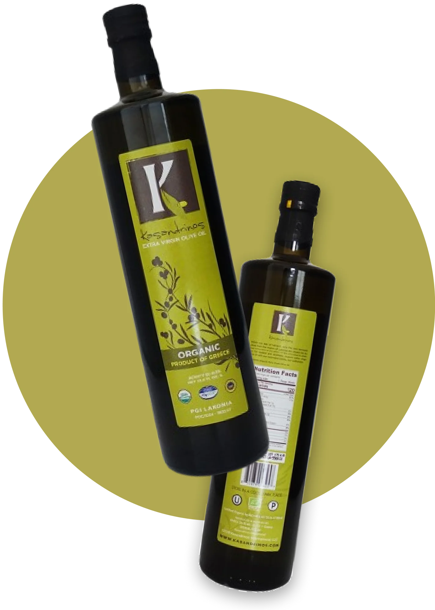 Single-source olive oil. Greek-approved. · Perfectly Balanced for Taste. Kasandrinos uses both Koroneiki and Athinolia olives, two of the most antioxidant-rich