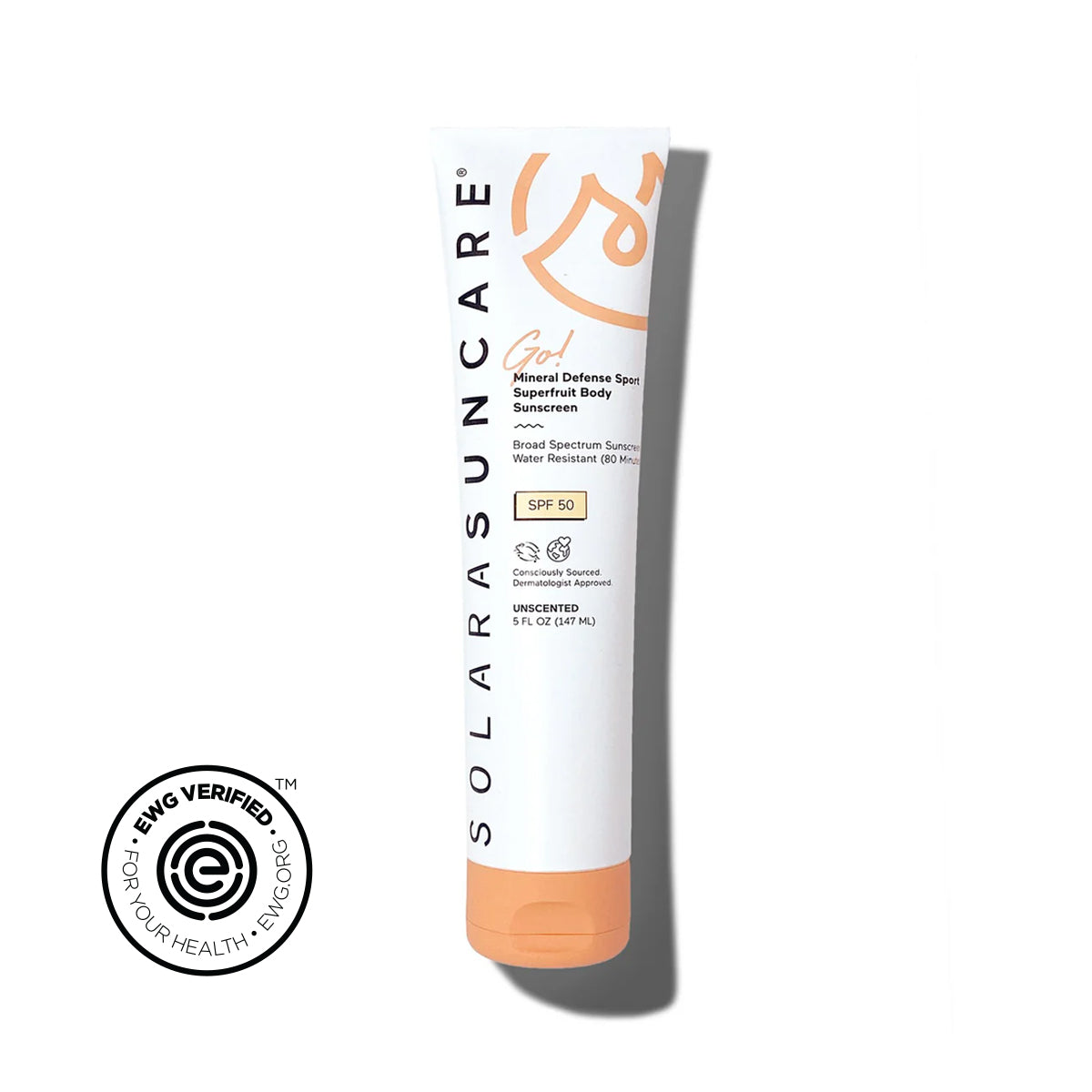 Solara-Go! Mineral Defense SPORT Superfruit Body Sunscreen, SPF 50