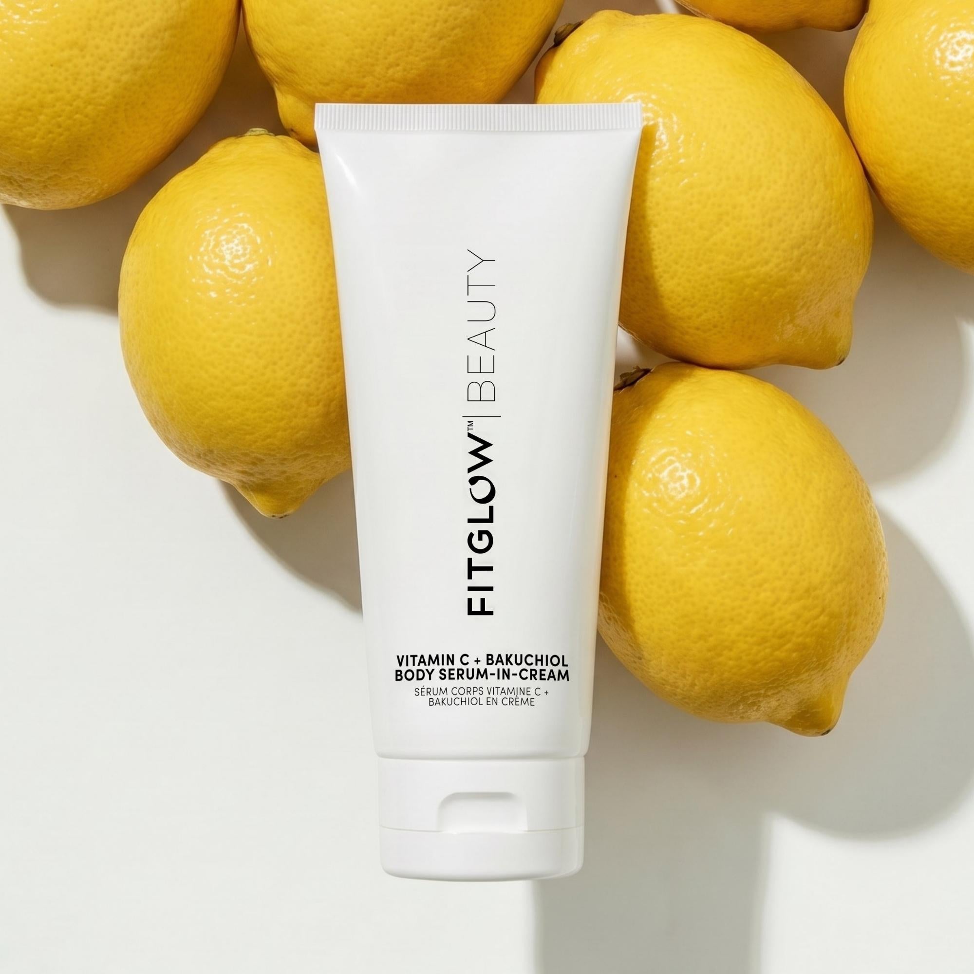 FitGlow Beauty Vitamin C + Bakuchiol Body Serum-in-Cream
