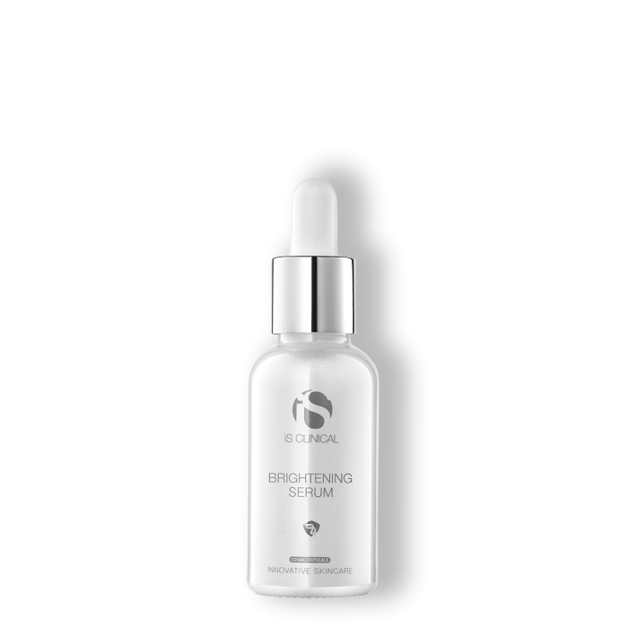 is clinica brightening serum powerful formula that safely reduces the appearance of uneven skin tone, while providing significant controlled exfoliation without peeling.