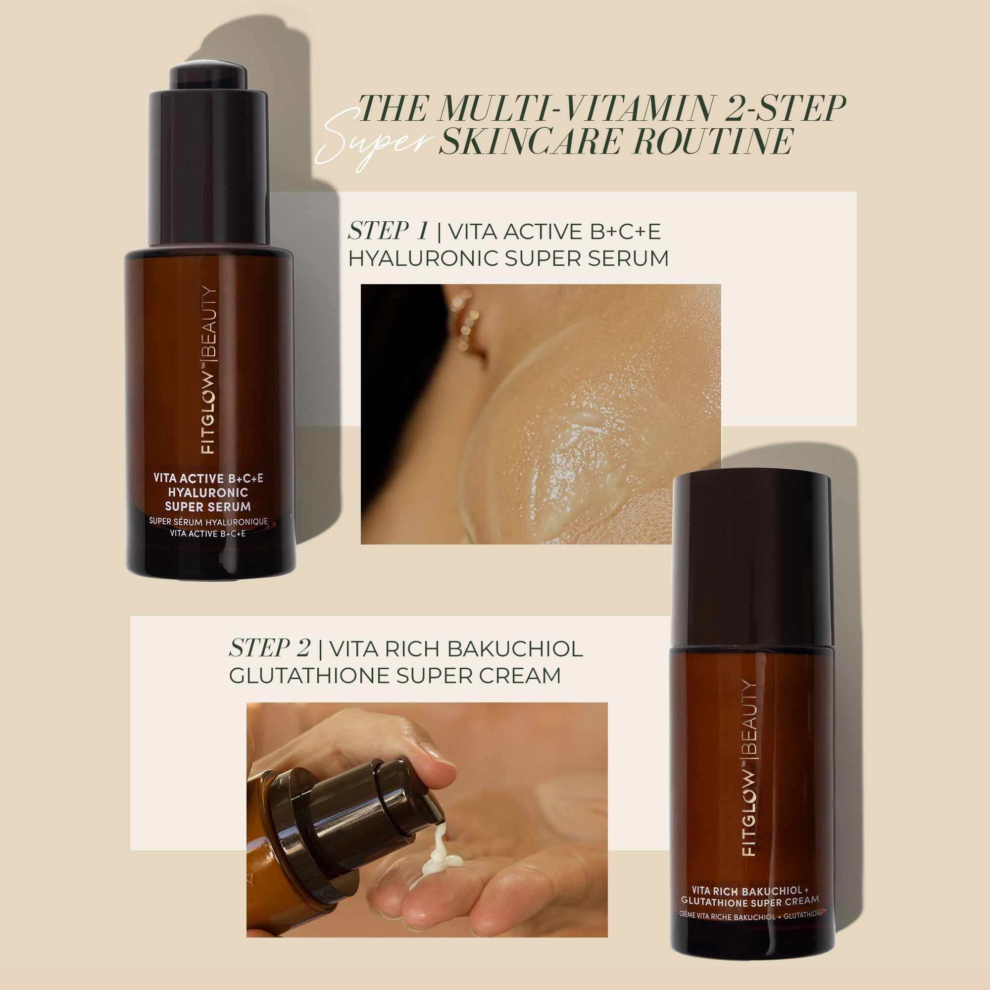 FitGlow Beauty Vita Active B+C+E Hyaluronic Super Serum