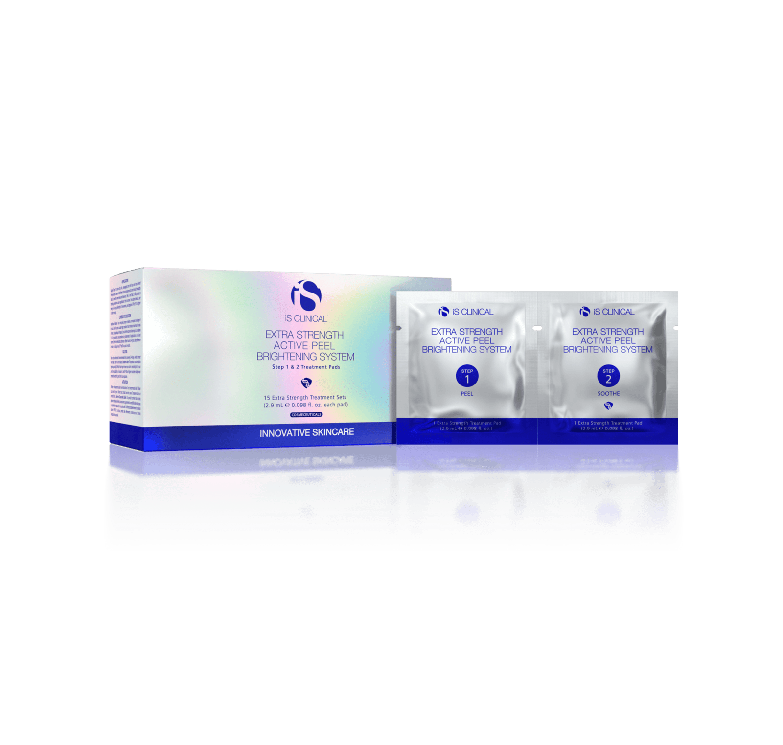 Achieve professional-grade results with clinically advanced Extra Strength Active Peel Brightening System. This powerful, fast-acting, two-step treatment is designed to visibly resurface and brighten the skin's appearance while providing advanced hydration, minimizing the appearance of fine lines and renewing the look of skin tone and texture. Experience instantly glowing skin as well as long-term results with this breakthrough brightening at-home treatment.