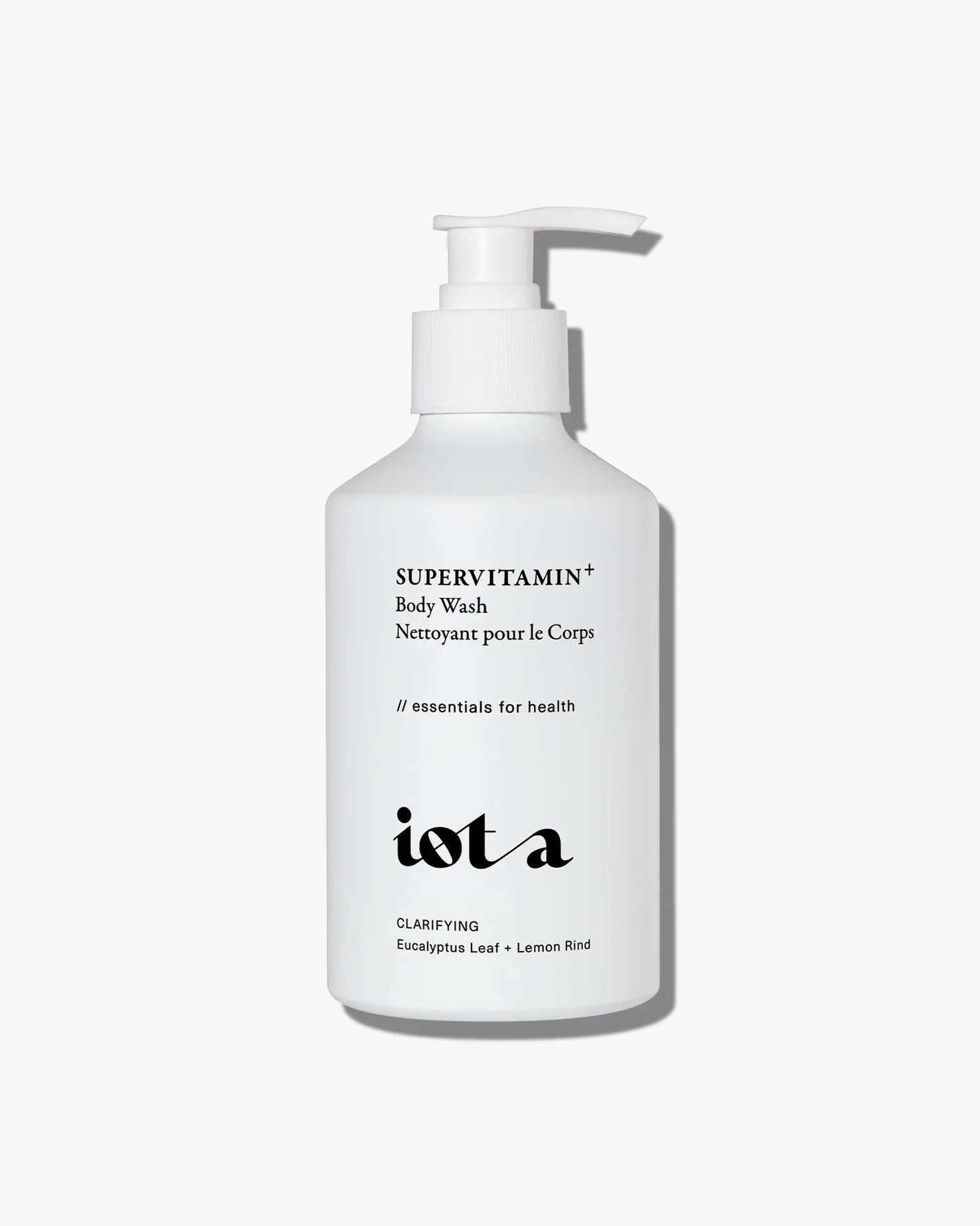 iota Body Supervitamin Body Wash+ Clarifying Eucalyptus Rind + Lemon Rind