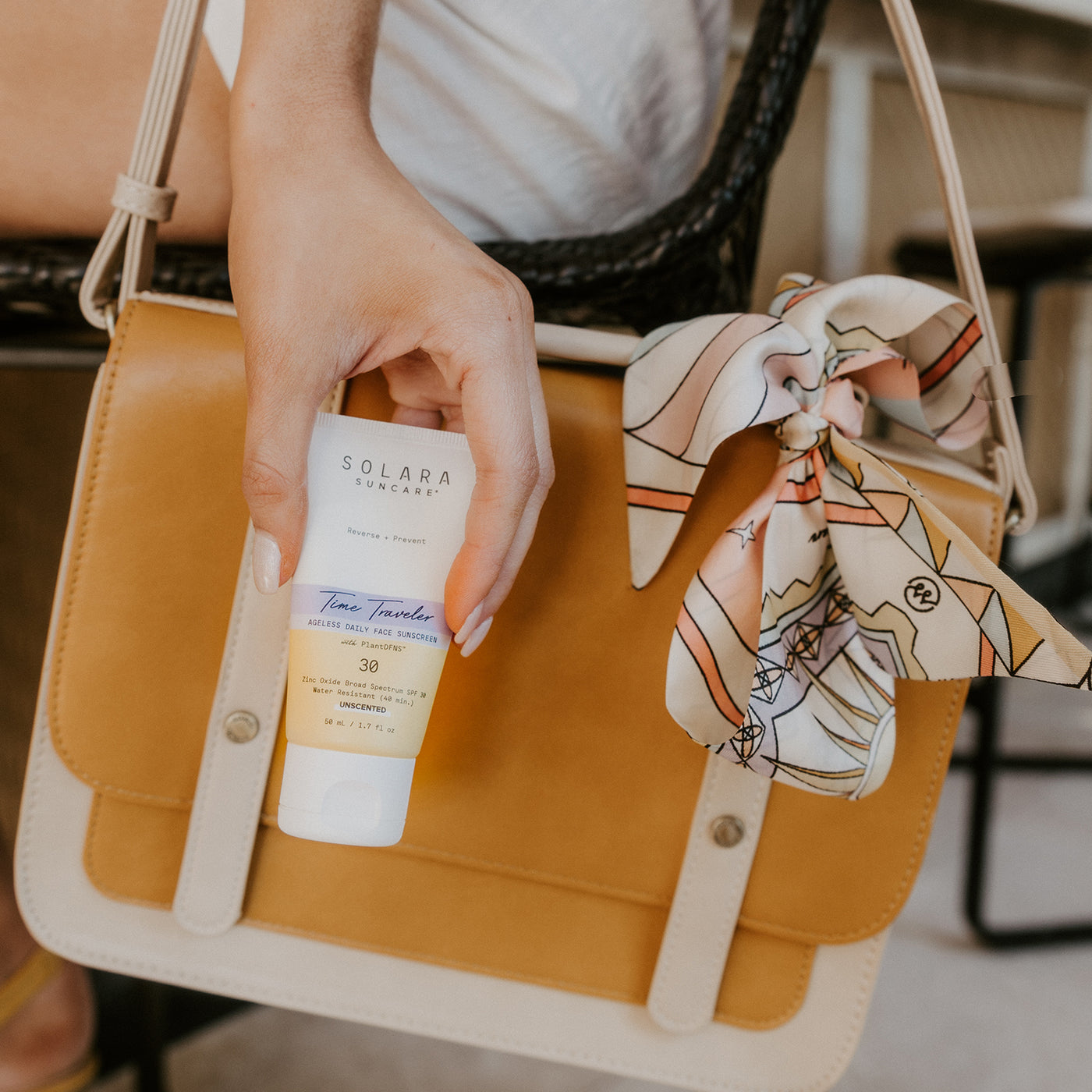 SOLARA TIME TRAVELER ACTIVE WEAR PEPTIDE FACE MOISTURIZER, SPF 30 (SPORT) EWG Winner Unscented