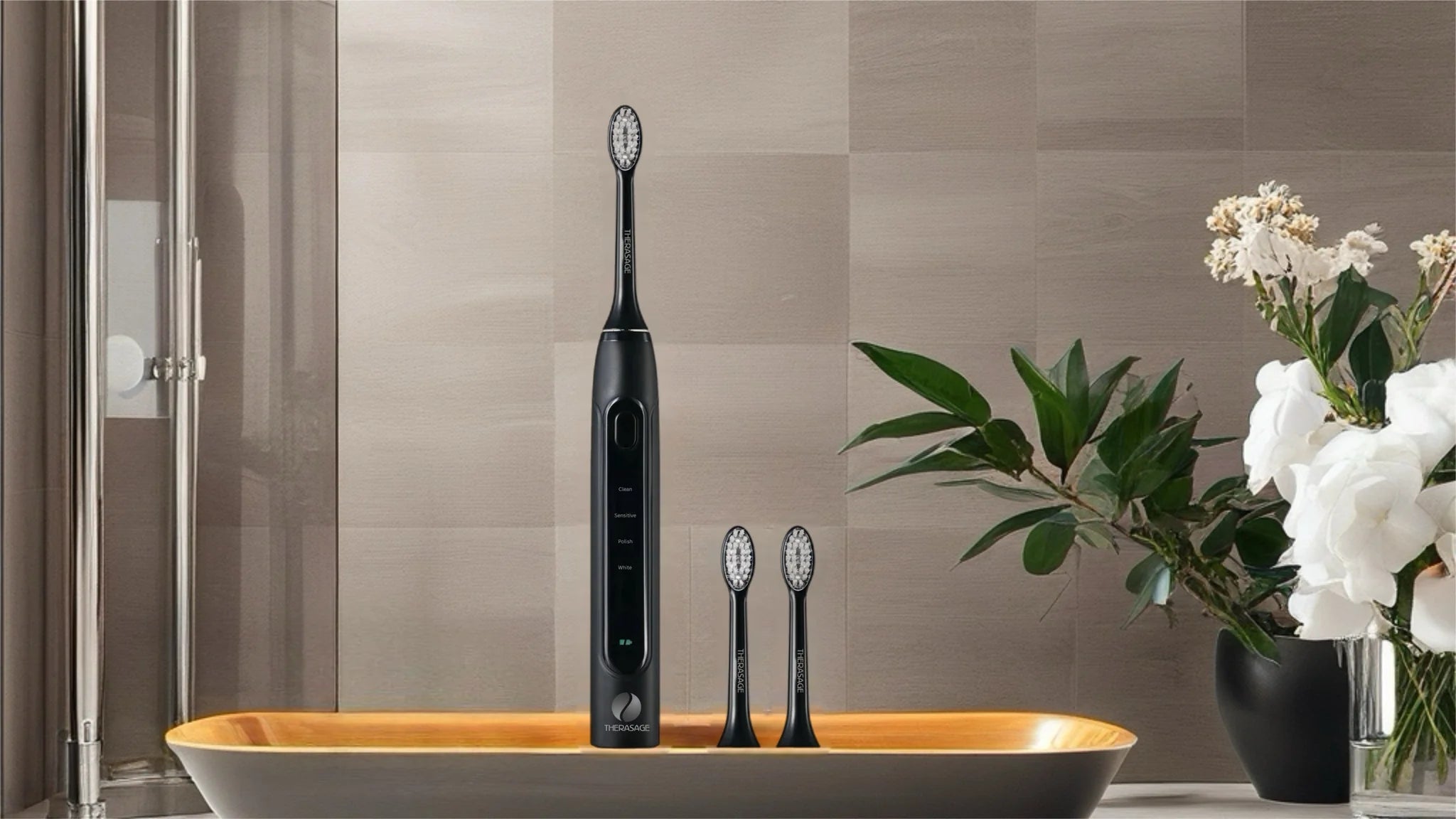 Upgrade your brushing routine with the Therasage TheraSmile collection—where advanced sonic cleaning meets red + near-infrared (NIR) light therapy to support oral health at the cellular level. 