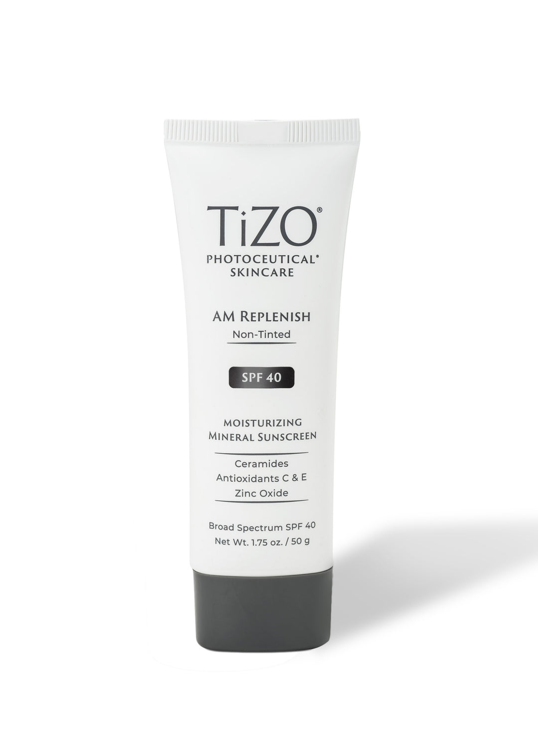 Tizo Am Replenish non tinted SPF 40 Moisturizing Mineral SPF Ceramides