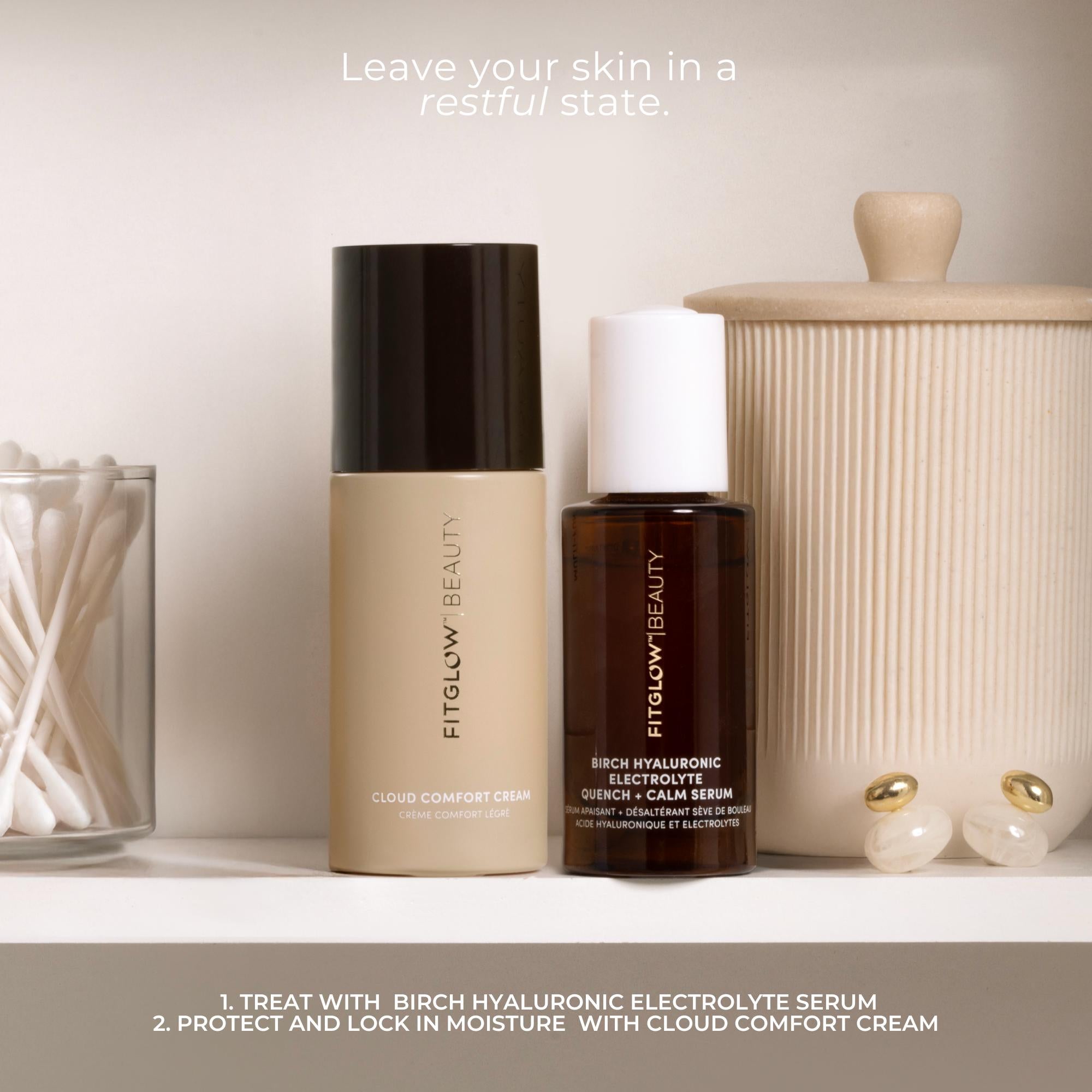 FitGlow Beauty Birch Hyaluronic Electrolyte Quench + Calm Serum
