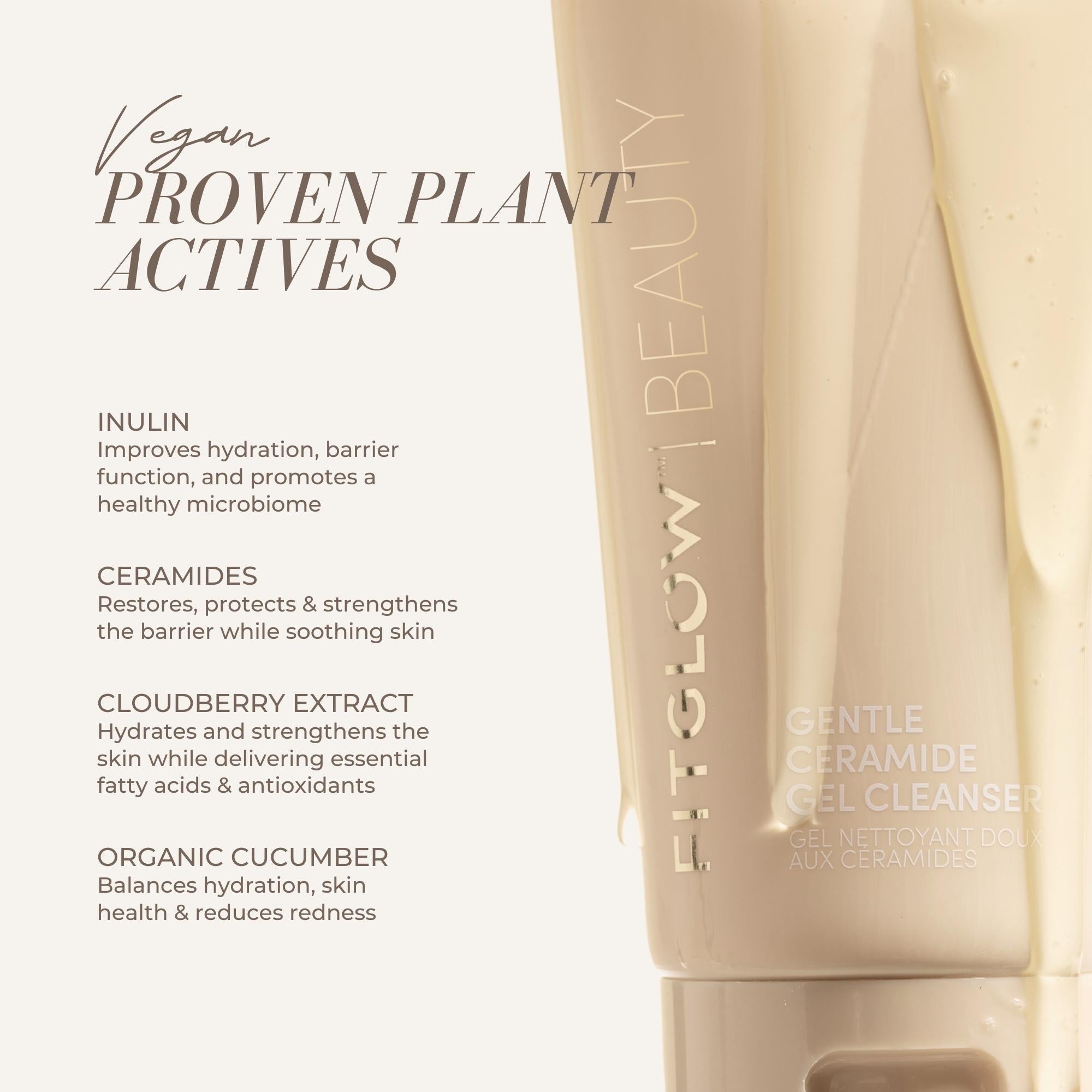 FitGlow Beauty Gentle Ceramide Gel Cleanser