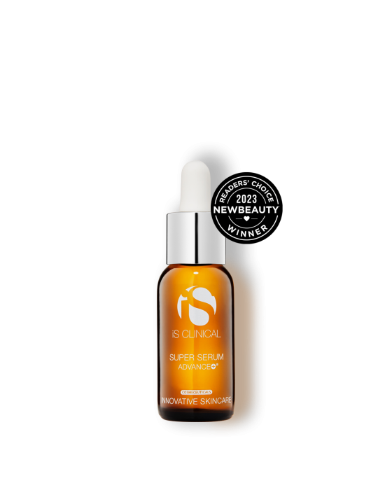 is clinical Super Serum Advance+ is a scientifically advanced, clinically proven formula that, for the first time, combines a 15% concentration of our next generation L-Ascorbic Acid (Vitamin C) with bioidentical Tripeptide-1 (Copper Tripeptide-1).