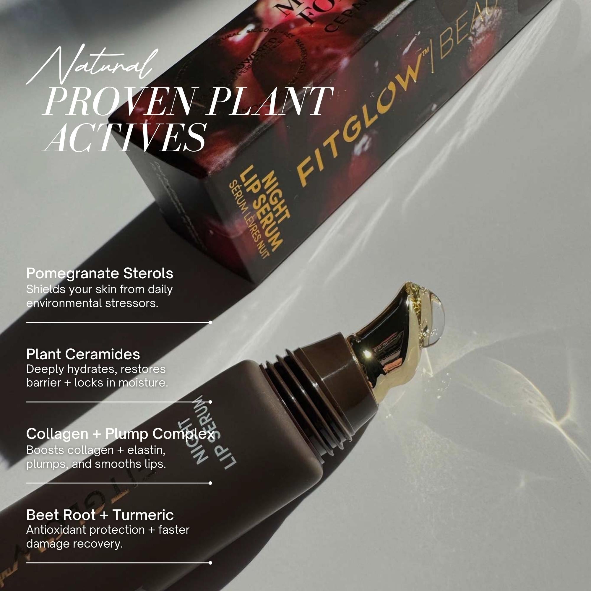 FitGlow Beauty Night Lip Serum